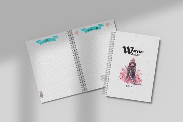 Personalised Journal A5 -  Warrior Woman Journal/Planners - Image 6