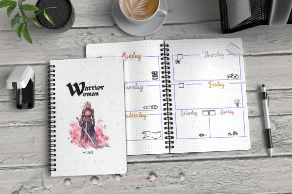 Personalised Journal A5 -  Warrior Woman Journal/Planners - Image 14