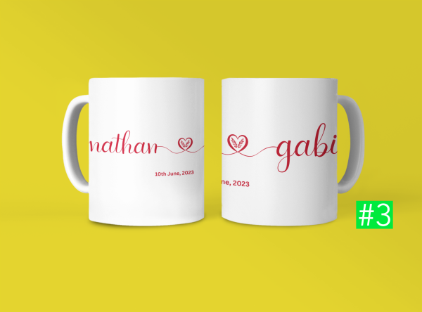 Personalised Mug Heart and Love - Image 9