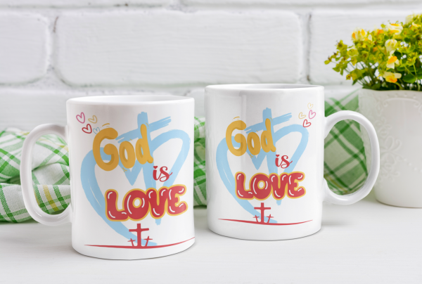 God is Love - Ceramic Mug - 11 oz