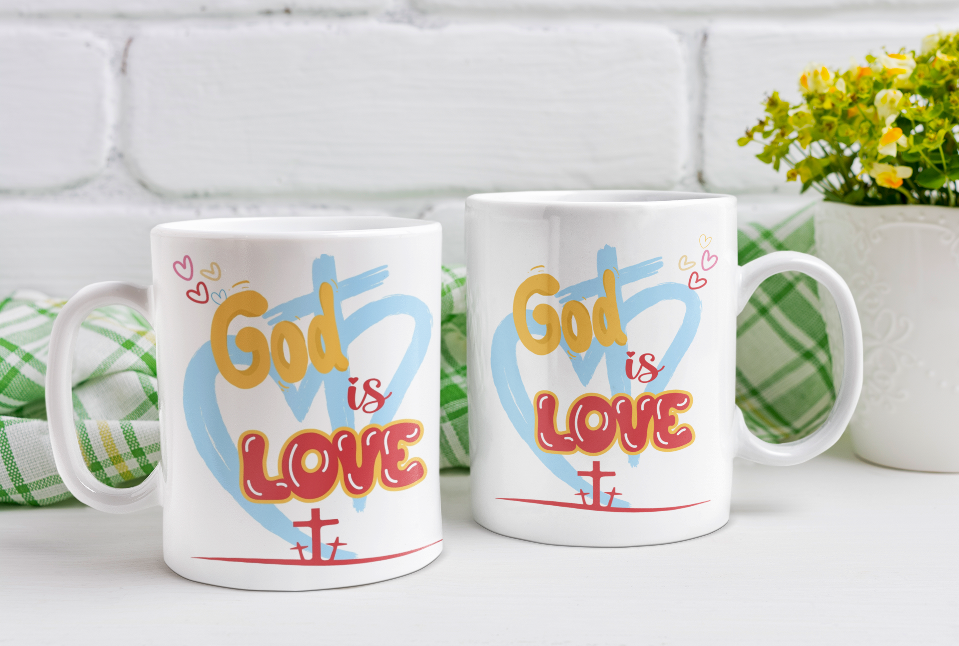 God is Love – Ceramic Mug – 11 oz