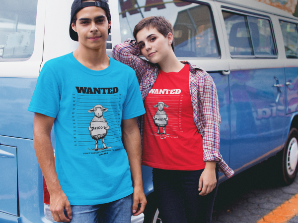WANTED T-shirt – 100% Cotton - Unique - Image 2