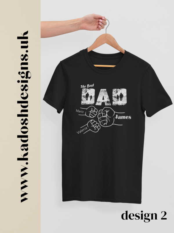 Custom Father’s Day T-Shirt – Choose from 3 unique designs - Image 2